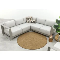 Garden Impressions Malakka loungebank 3-delig - taupe