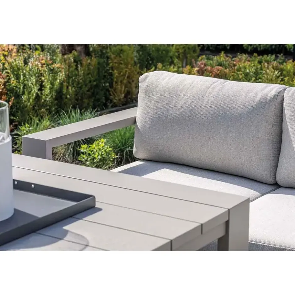 Garden Impressions Malakka loungebank 3-delig - taupe