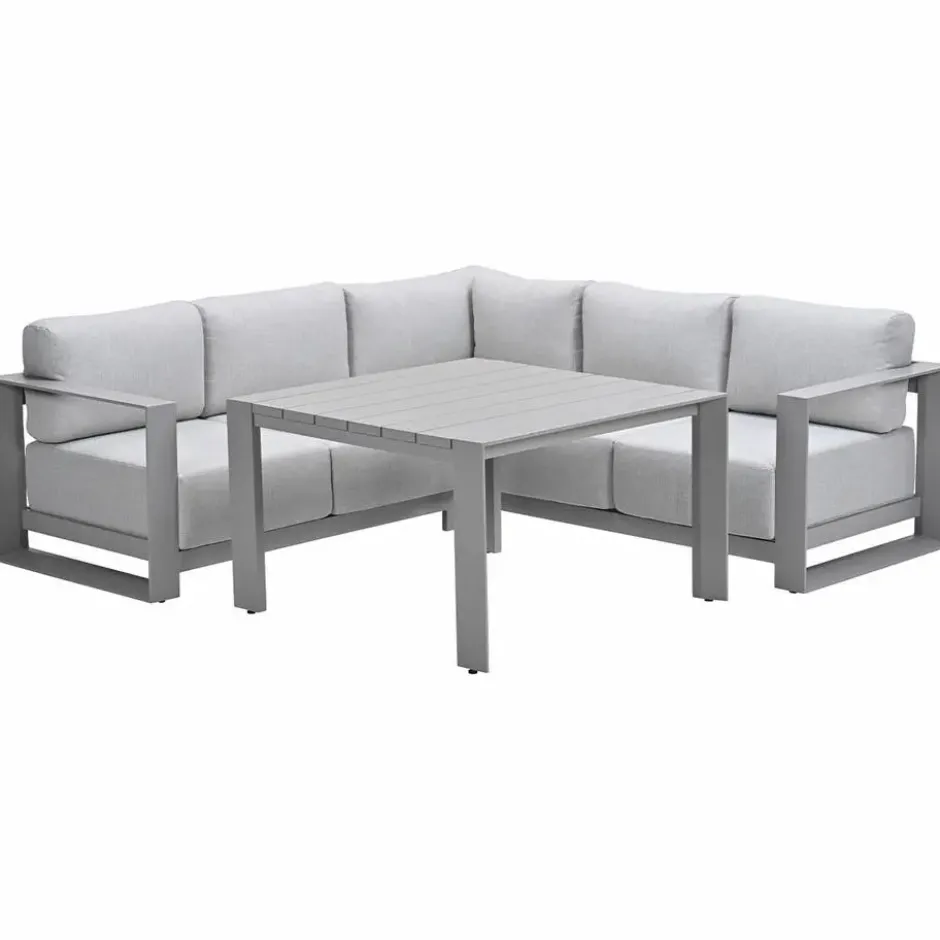 Garden Impressions Malakka lounge dining set 4-delig - taupe