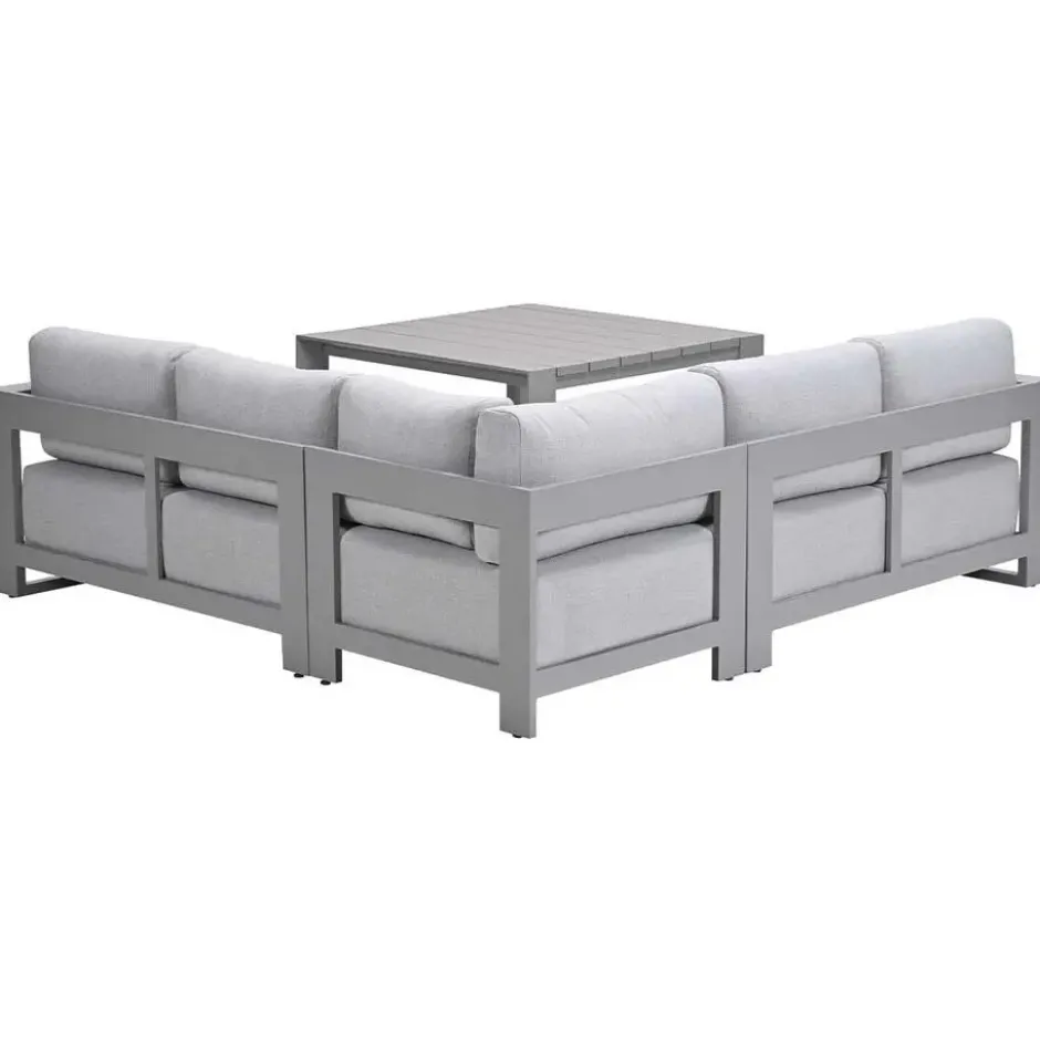 Garden Impressions Malakka lounge dining set 4-delig - taupe