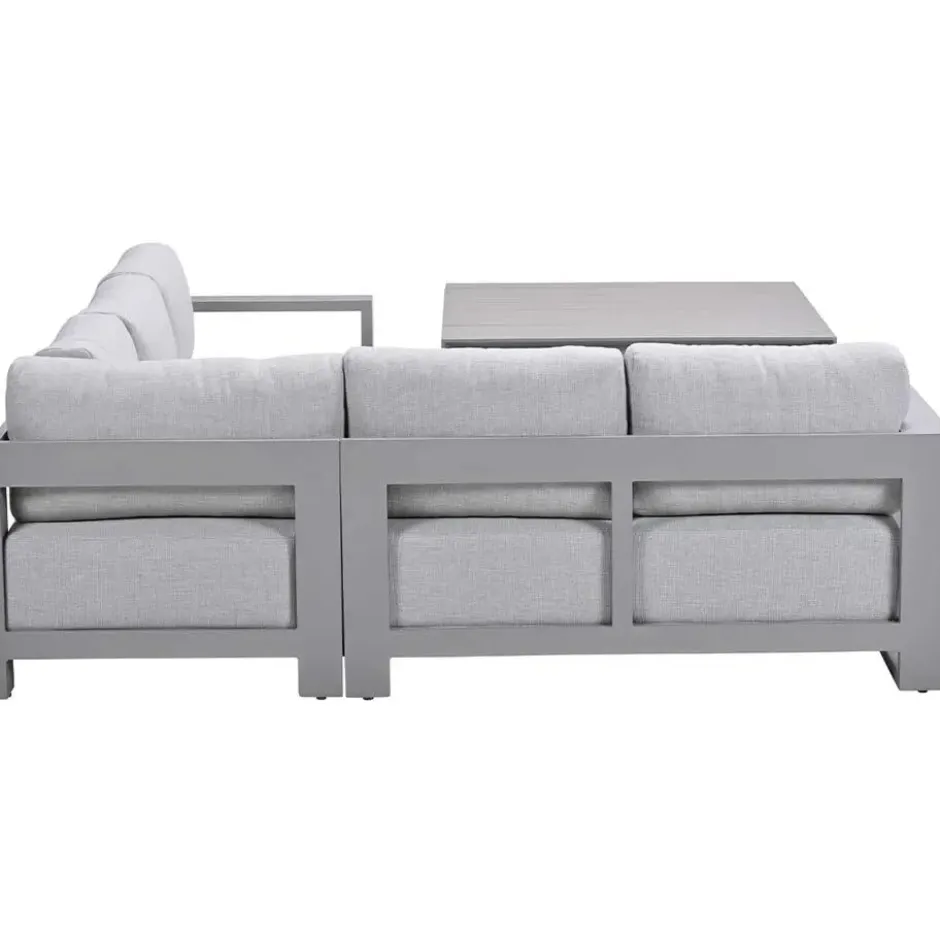 Garden Impressions Malakka lounge dining set 4-delig - taupe