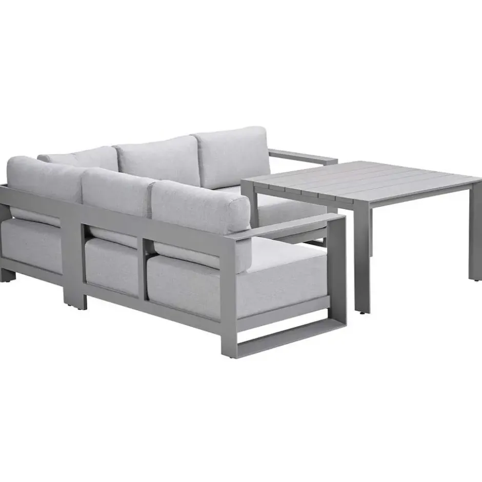Garden Impressions Malakka lounge dining set 4-delig - taupe