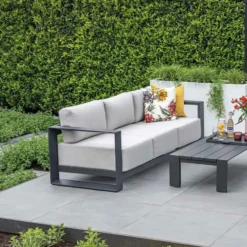 Garden Impressions Malakka loungebank - donker grijs