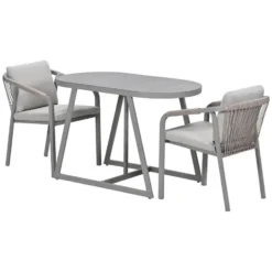 Garden Impressions Milou bistro tuinset 3-delig - taupe