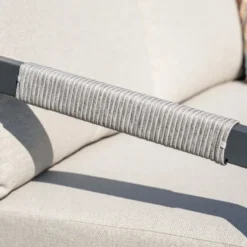 Garden Impressions Milou loungeset hoek 4-delig - donker grijs