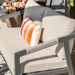 Garden Impressions Milou loungeset 4-delig - donker grijs