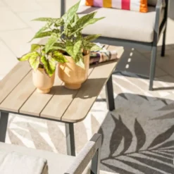 Garden Impressions Milou loungeset 4-delig - donker grijs