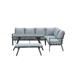 Garden Impressions Senja sport tuinbankje 110x40xH45 - mint grijs