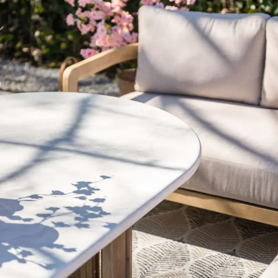 Garden Impressions Sirocco lounge dining set 3-delig R - grey sand