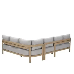 Garden Impressions Sirocco lounge dining set 2-delig R - grey sand