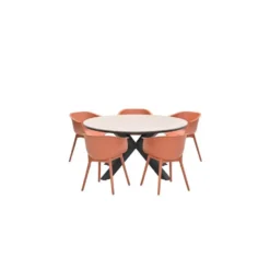 Garden Impressions Tulli tuintafel 148 cm - licht bruin