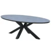 Garden Impressions Tulli tuintafel 280 x 140 cm ovaal - grey teak vironwood