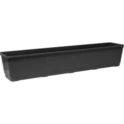 Geli Plantenbak - antraciet - rechthoekig - 80 x 17,5 cm