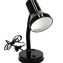 Gerimport Bureaulamp - zwart - 13 x 30 cm - buigbaar