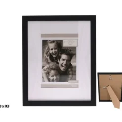 Gerimport Fotolijstje Paris - 20 x 25 cm - zwart - passe partout