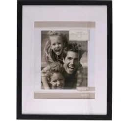 Gerimport Fotolijstje Paris - 28 x 35 cm - zwart - passe partout