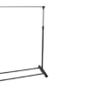 Gerimport Kledingrek - enkele stang - verrijdbaar - 90x160 cm