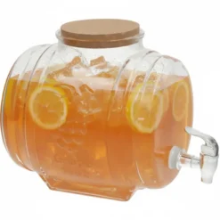 Gerimport Limonade / sap dispenser - 5 Liter - borosilicaat glas