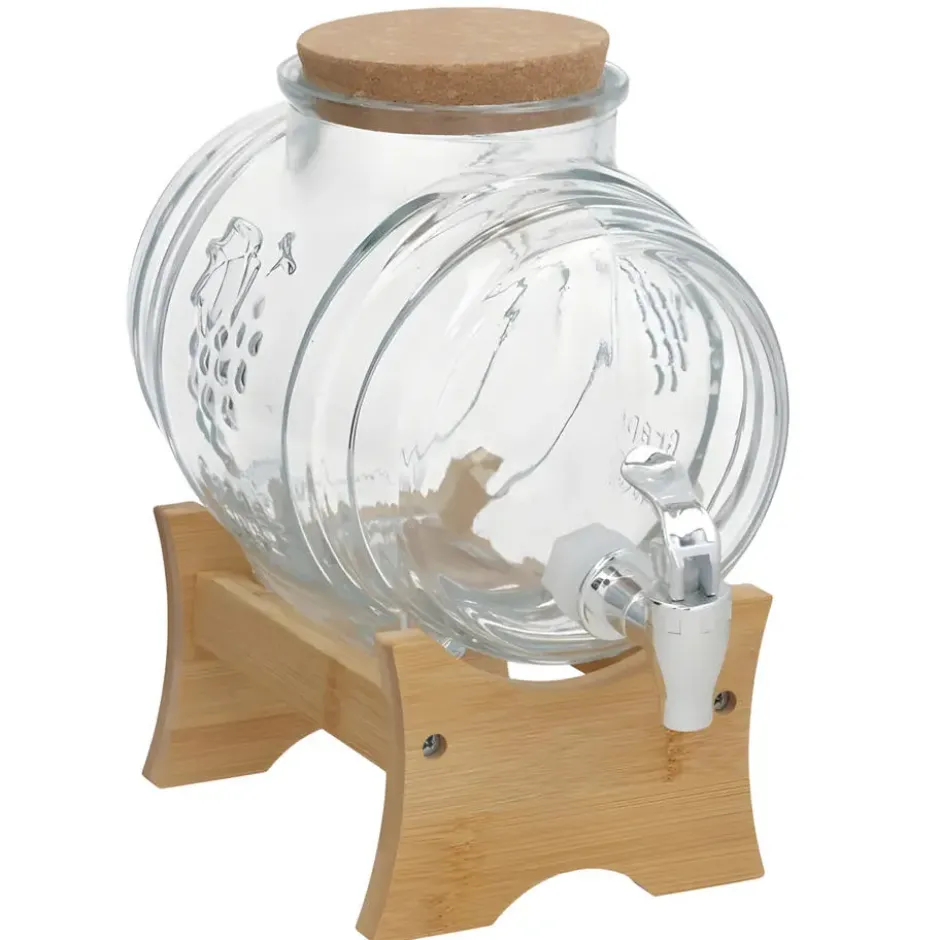 Gerimport Limonade / sap dispenser - 2900 ml - borosilicaat glas