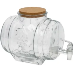 Gerimport Limonade / sap dispenser - 2900 ml - borosilicaat glas