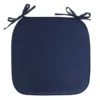 Gerimport Stoelkussen Anna - buiten - donkerblauw - 39x3 cm