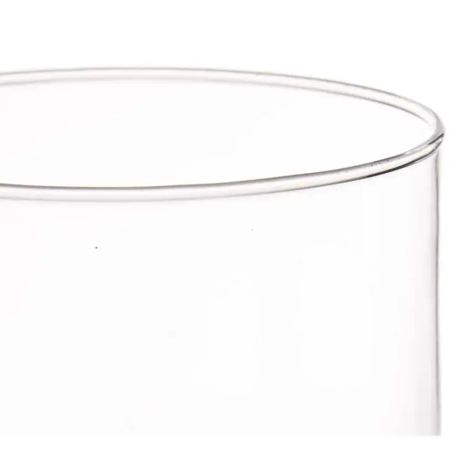 Giftdecor Bloemenvaas - transparant glas - D15 x H30 cm