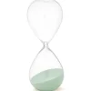 Gift Decor Zandloper cilinder - groen - 60 min - D11xH30 cm