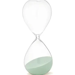 Gift Decor Zandloper cilinder - groen - 60 min - D11xH30 cm