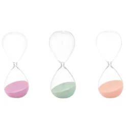 Gift Decor Zandloper cilinder - groen - 45 min - D9xH25 cm