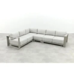GI Levanto aluminium hoekbank + modulair middenelement - Valley Sand