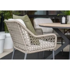 GI Toledo/Edison Ø122 cm. (5-delig) - ronde tuinset