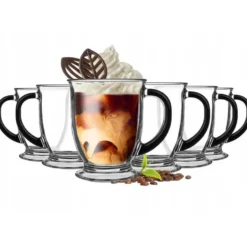 Glasmark Koffie glazen - 6x - 400 ml - latte macchiato glazen