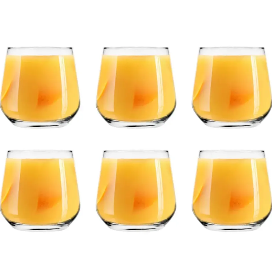 Glasmark Waterglazen - 6x - Tumblers - 345ml - glas -drinkglazen