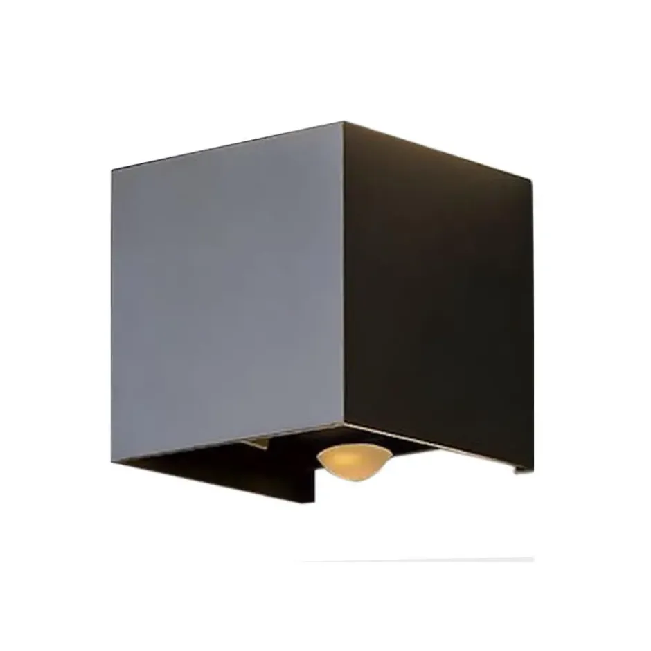 Goliving buitenlamp – Wandlamp - Kubuslamp – LED - Zwart