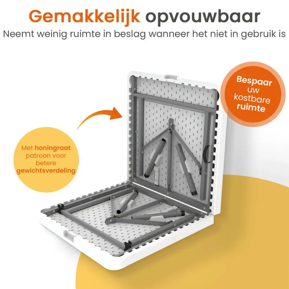 Goliving Inklapbare Tafel – Klaptafel – Campingtafel – Vouwtafel Buiten