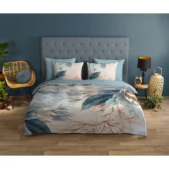 Good Morning Bloemen en Veren Dekbedovertrek Multi-Lits-jumeaux (240 x 200/22...