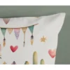 Good Morning Boho Kinderdekbedovertrek met Schattig Konijntje en Bloemenkroon