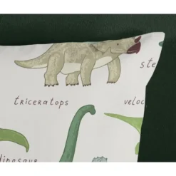 Good Morning Dino Jurassic Mix Kinderdekbedovertrek Groen