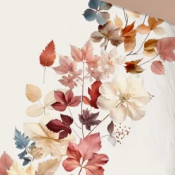 Good Morning Herfstbladeren Dekbedovertrek Coco-2-persoons (200 x 200/220 cm)