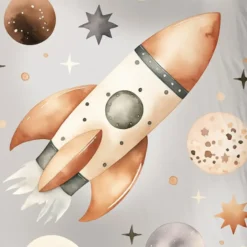 Good Morning Kinderdekbedovertrek Rocket Explorer