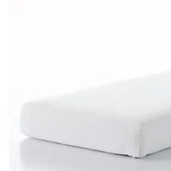 Good Morning molton effen kleur - Kind 70x150 cm - Wit - Molton