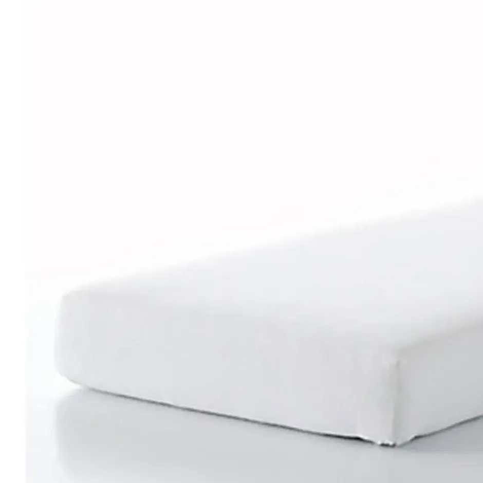 Good Morning molton effen kleur - Kind 70x150 cm - Wit - Molton