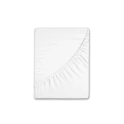 Good Morning molton effen kleur - Lits jumeaux 180x220 cm - Wit - Molton
