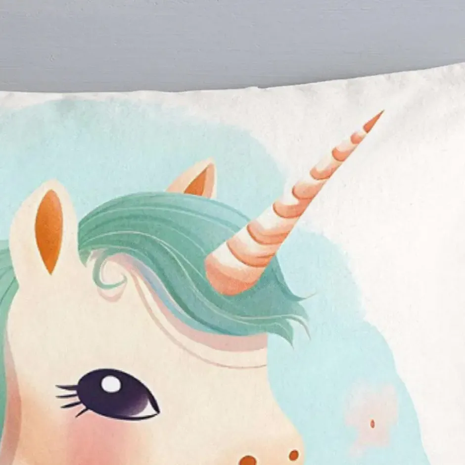 Good Morning One Unicorn Flanel Dekbedovertrek Multi