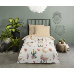 Goodmorning Peuter Dekbedovertrek Boho Multi-Ledikant (100 x 135 cm)