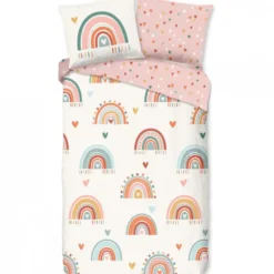 Goodmorning Rainbow Peuter Dekbedovertrek Multi-Junior (120 x 150 cm)