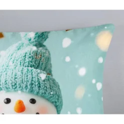 Good Morning Sneeuwpop Flanel Dekbedovertrek Mint