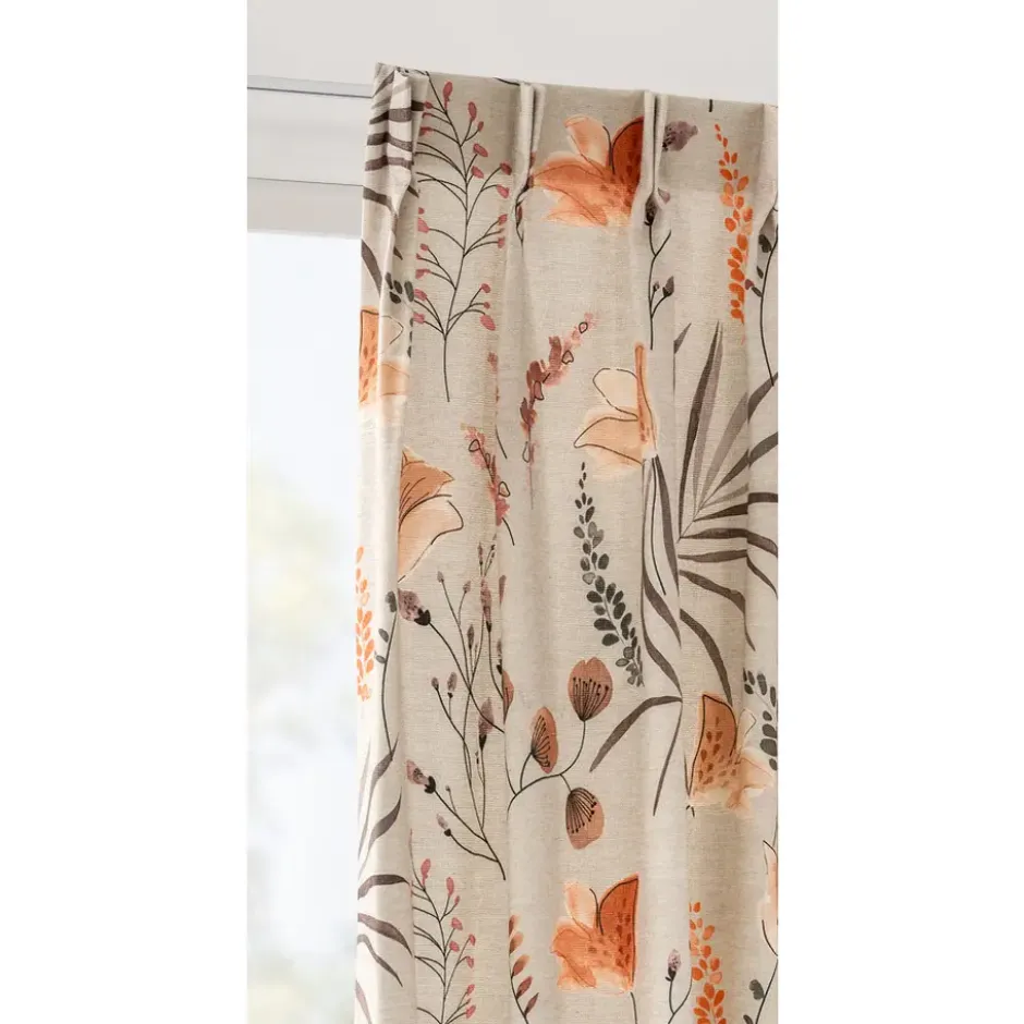 Gordijnstof Lauren lichtdoorlatend - taupe