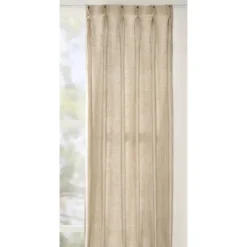 Gordijnstof Nara lichtdoorlatend - beige