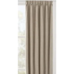 Gordijnstof Noud semi verduisterend - beige